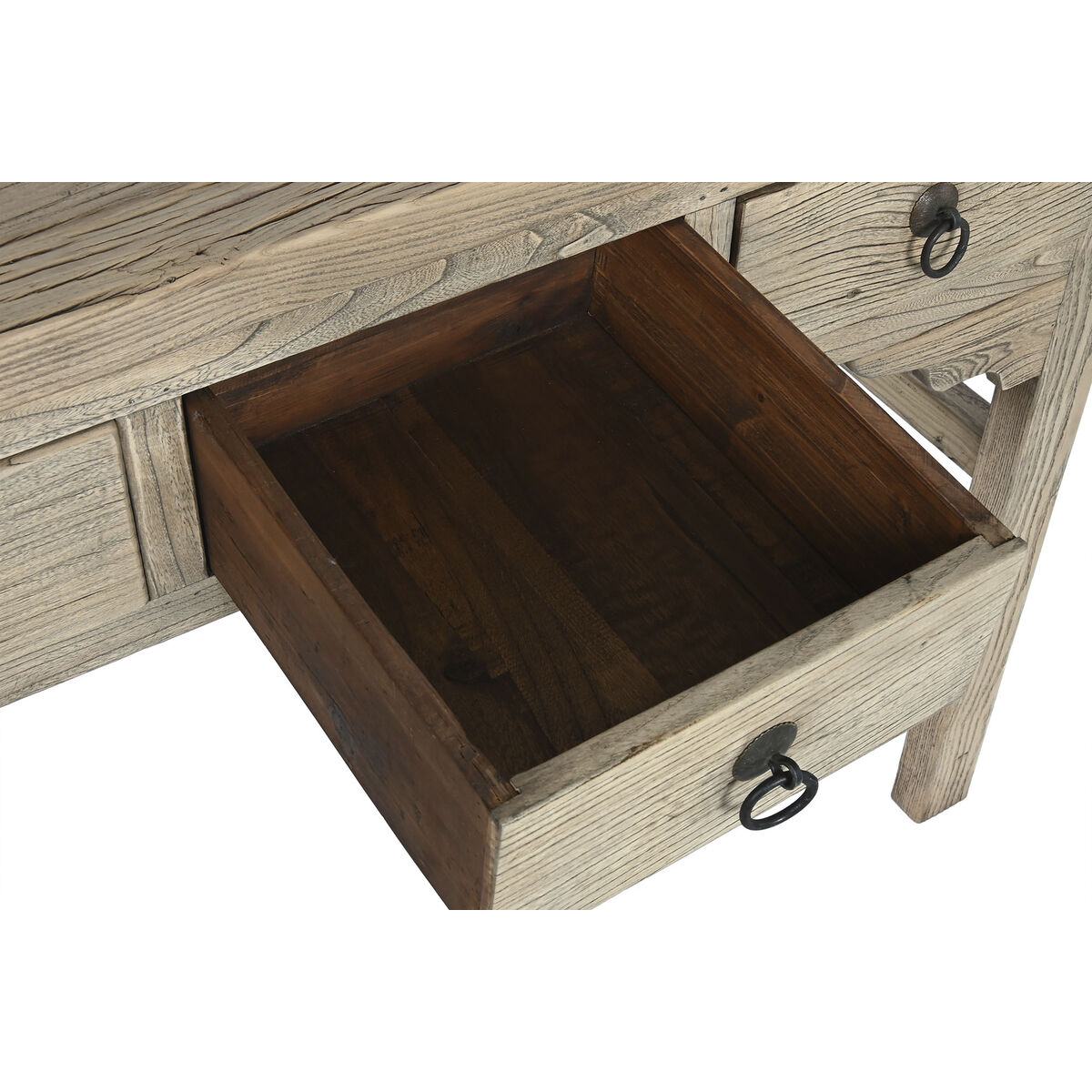 Consola Home ESPRIT Amarillo Madera de olmo 177 x 38 x 85 cm-3