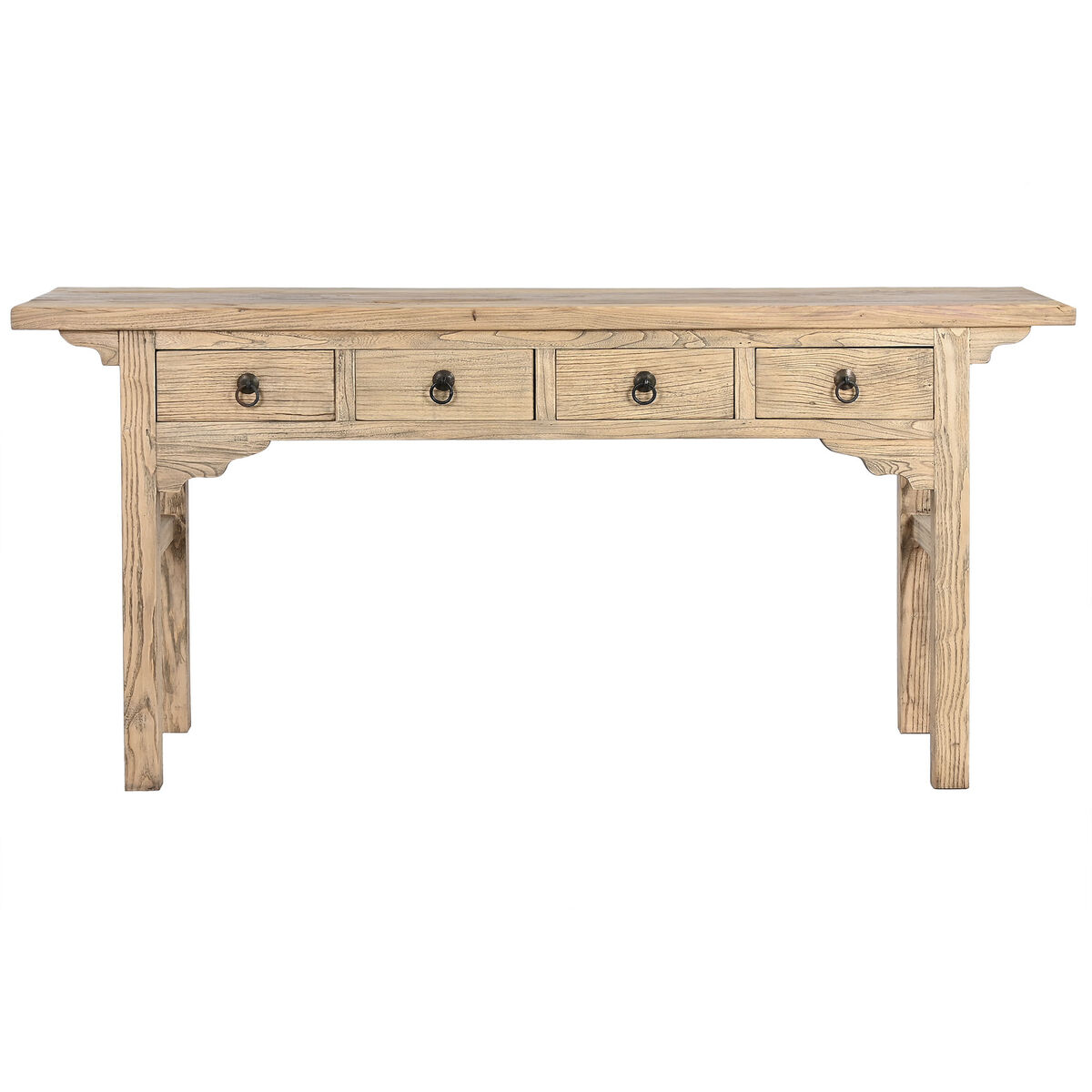 Consola Home ESPRIT Amarillo Madera de olmo 177 x 38 x 85 cm-7
