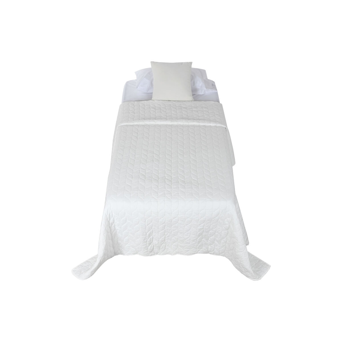 Постельное покрывало Home ESPRIT Белый 180 x 260 cm-5