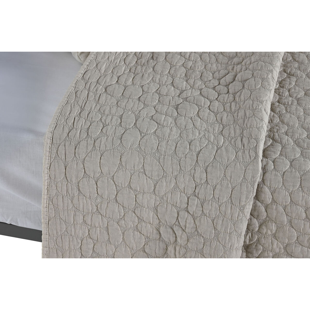 Bedspread Home ESPRIT Beige 180 x 260 cm-2