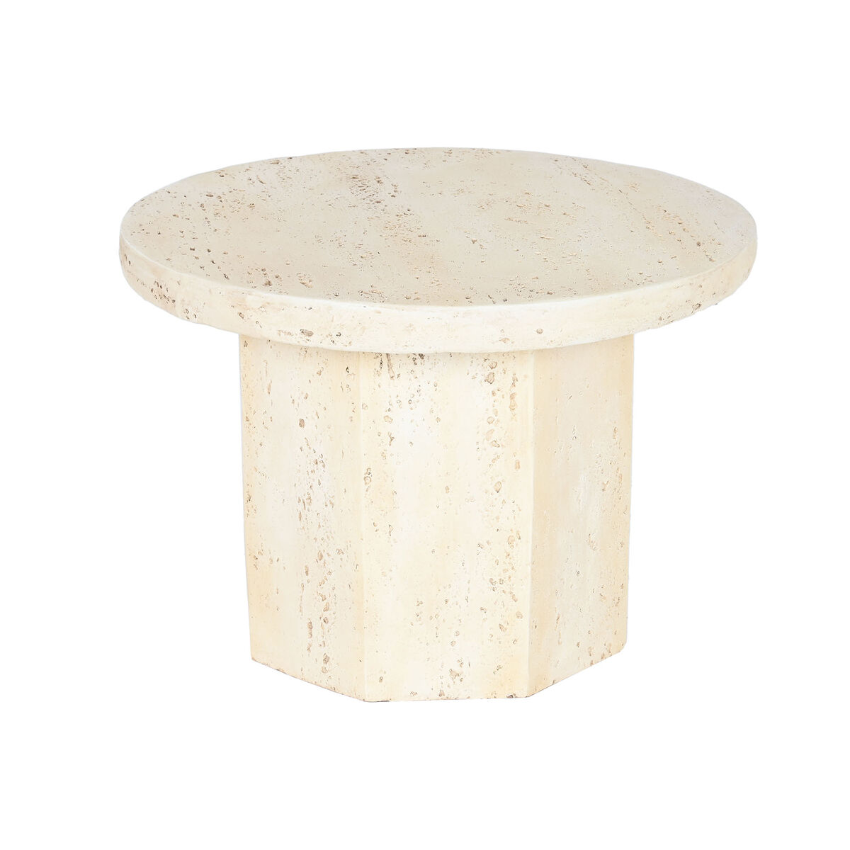 Mesa auxiliar Home ESPRIT Magnesio beige 60 x 60 x 41,9 cm-4