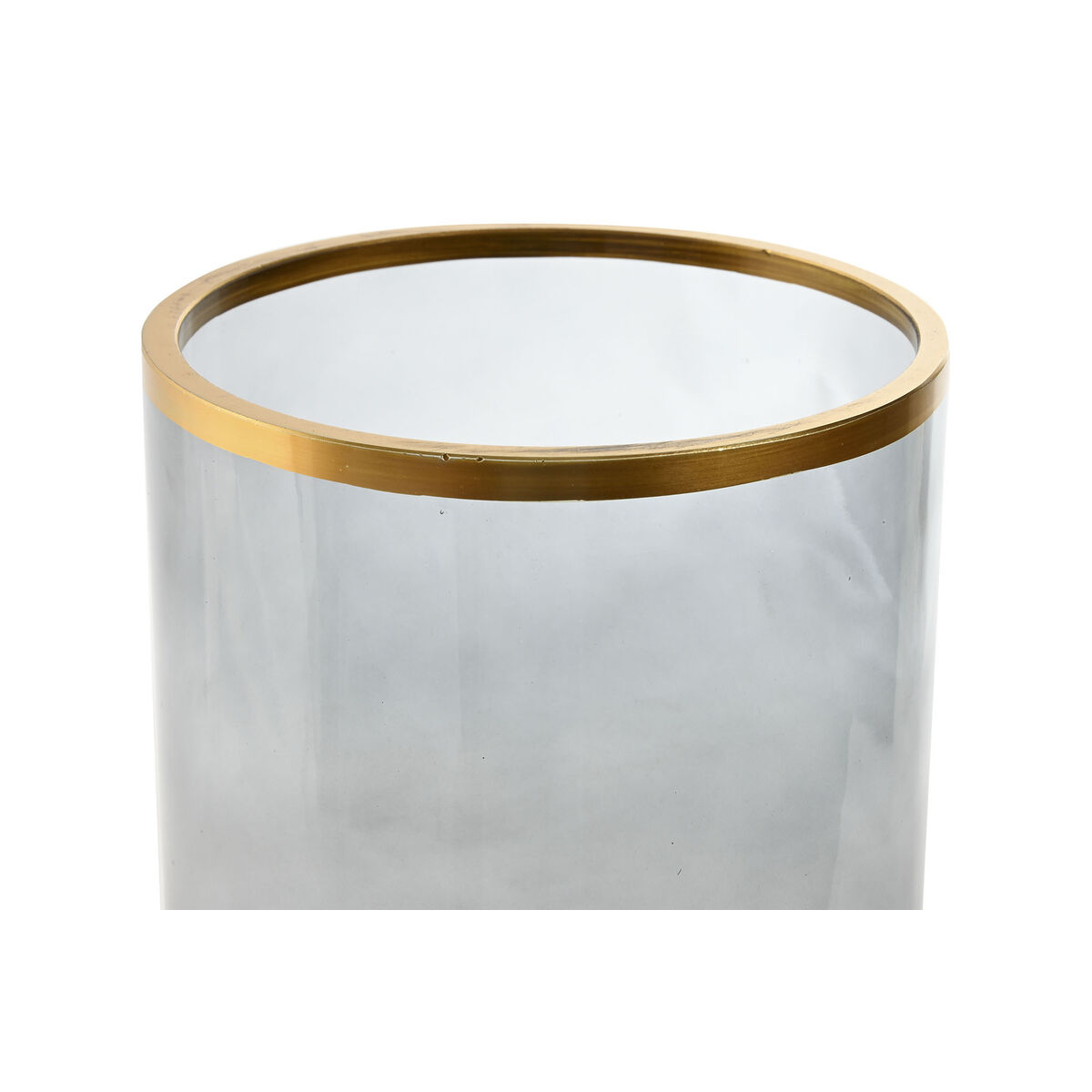 Подсвечник Home ESPRIT Синий Позолоченный Стеклянный 21 x 21 x 35 cm-2