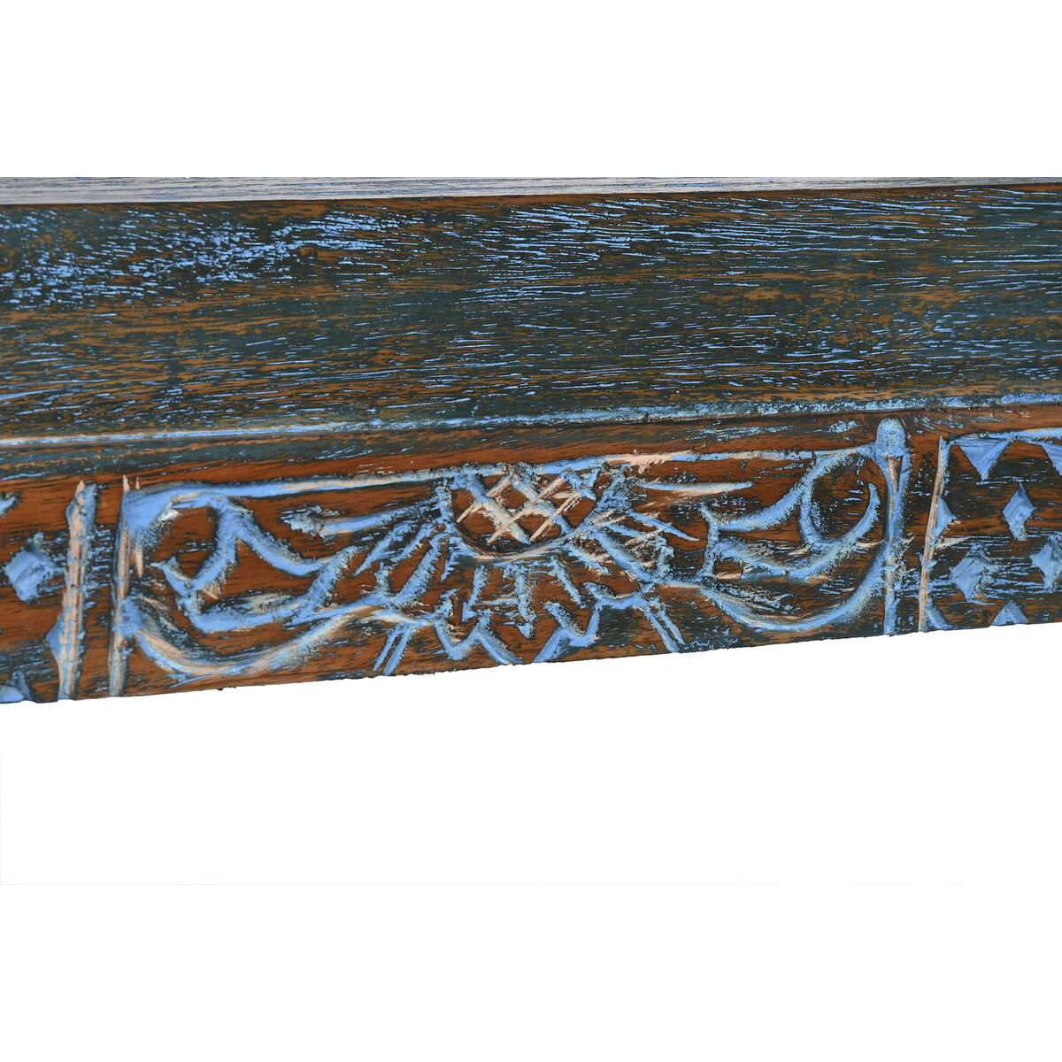 Кофейный столик Home ESPRIT Синий древесина тика 150 x 150 x 40 cm-5