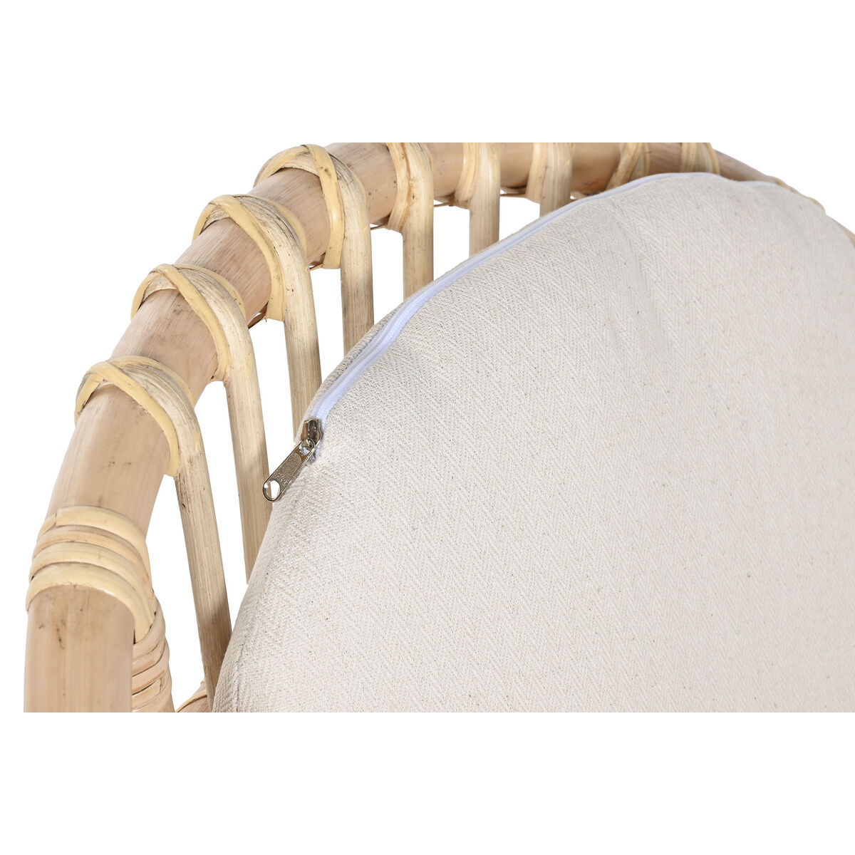 Tisch und 2 Stühle Home ESPRIT Weiß Natur 50 x 50 x 50 cm-3