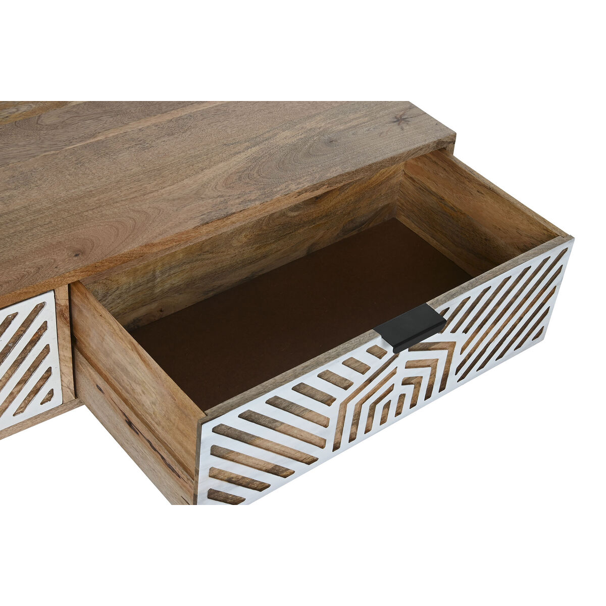 Coffee Table Home ESPRIT White Mango Wood 115 x 60 x 40 cm-3