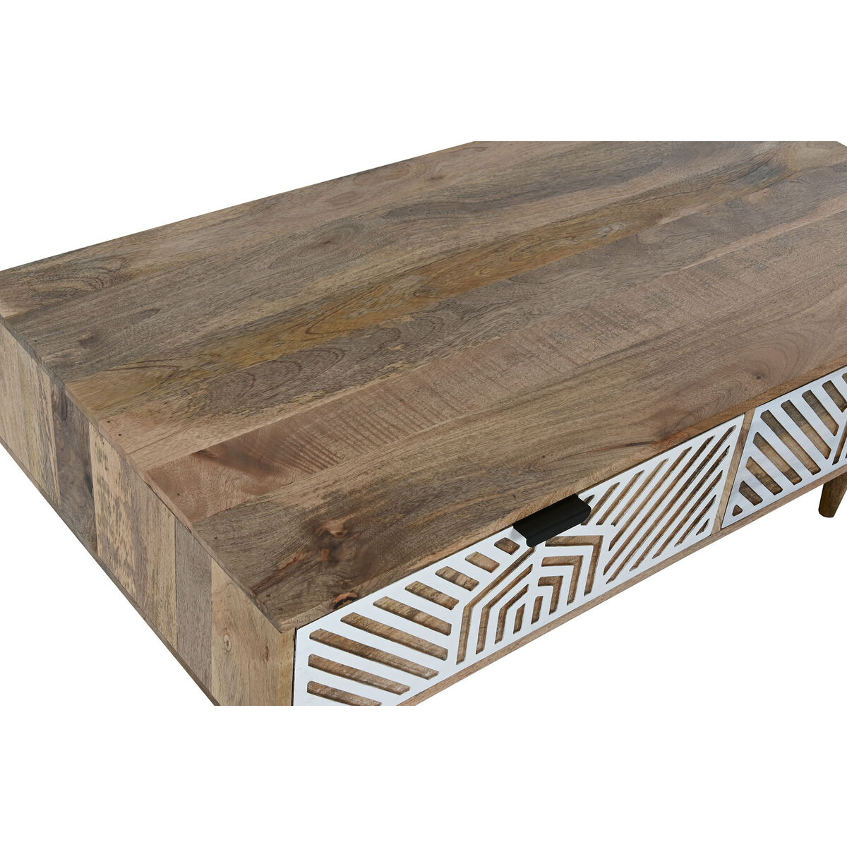 Coffee Table Home ESPRIT White Mango Wood 115 x 60 x 40 cm-4
