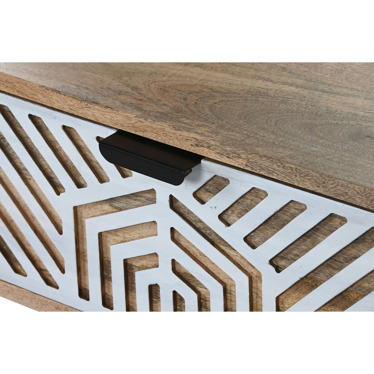 Coffee Table Home ESPRIT White Mango Wood 115 x 60 x 40 cm-5