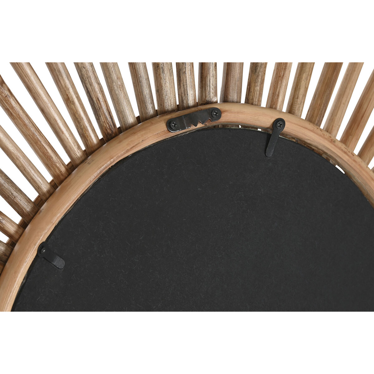 Настенное зеркало Home ESPRIT Натуральный Бамбук ротанг 120 x 2 x 120 cm-3