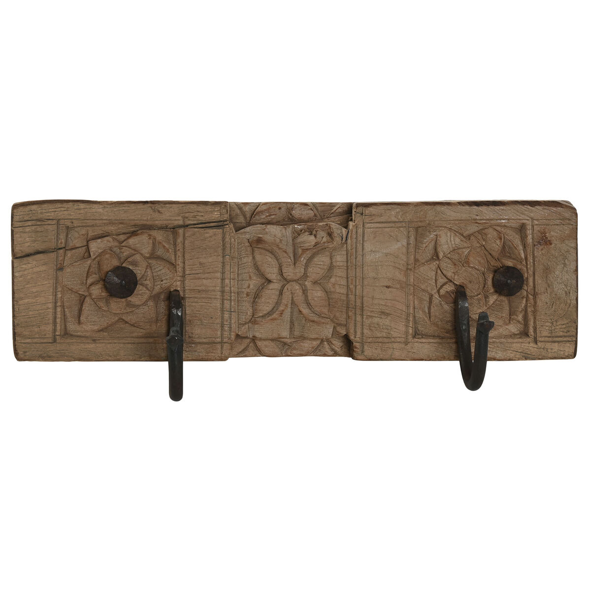 Wall Hanger Home ESPRIT Wooden 35 x 10 x 12 cm