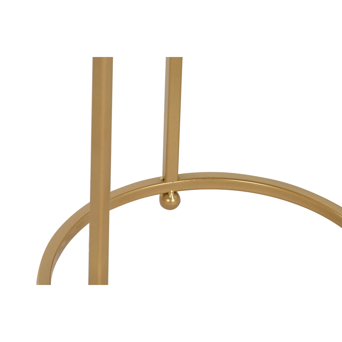 Home ESPRIT Gold Plated Metal Marble 40 x 40 x 64 cm-3