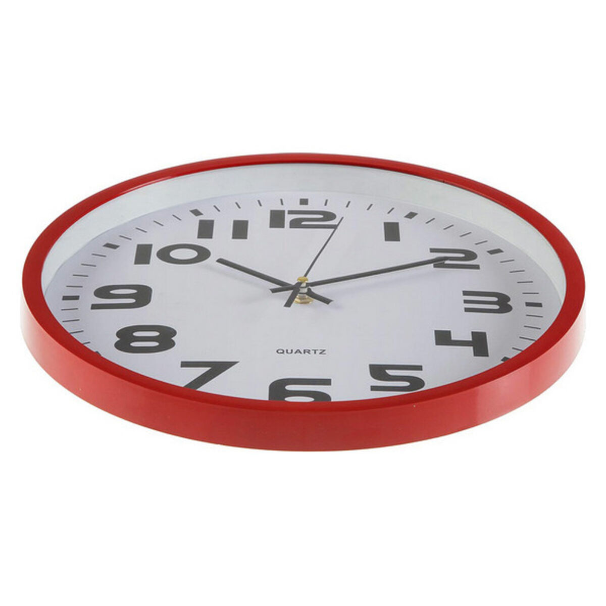 Versa Wall Clock Red Plastic 4.2 x 30.5 x 30.5 cm-3