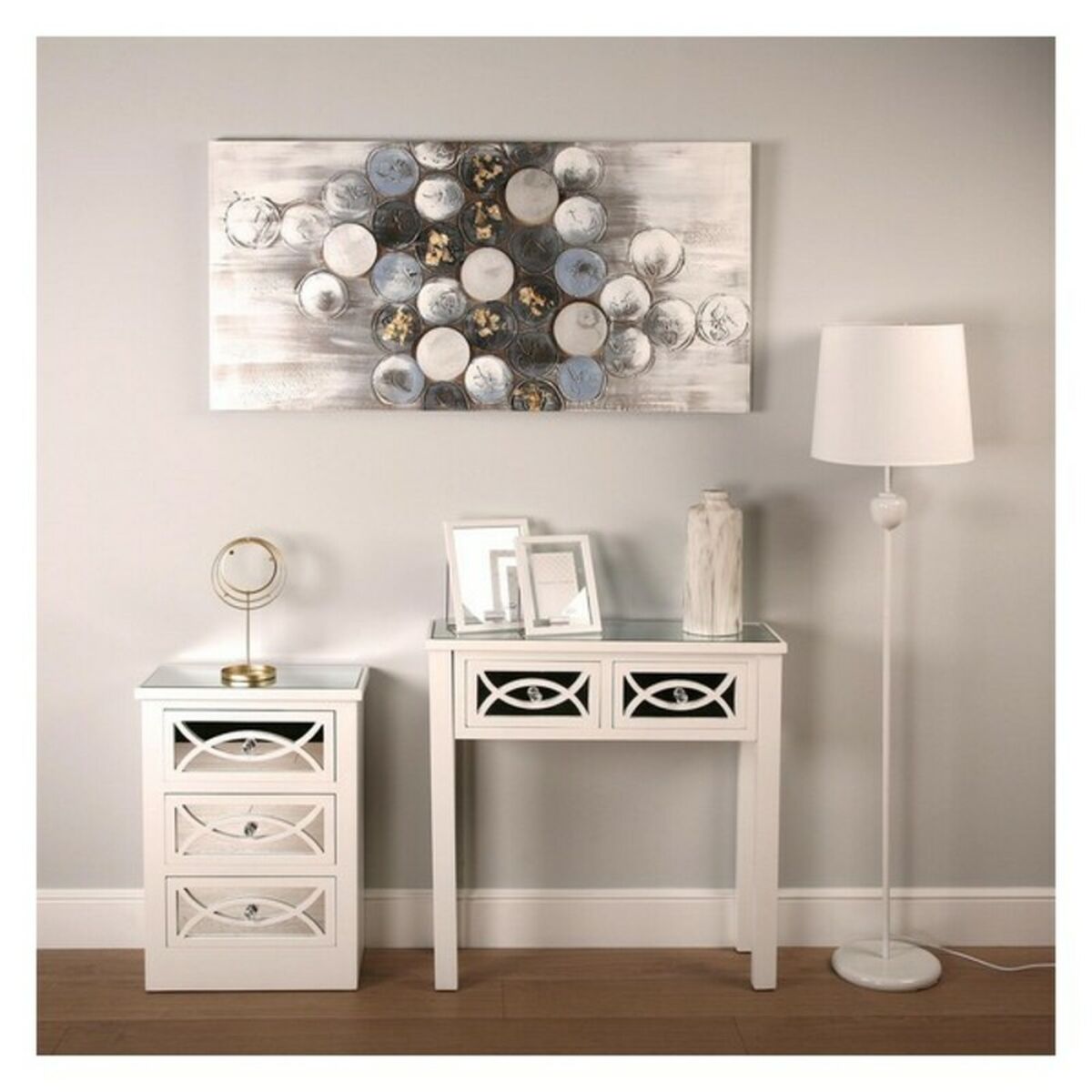 Мебель для прихожей с 2 ящиками Versa VS-21600041 Деревянный древесина ели Деревянный MDF 25 x 78 x 78 cm-7