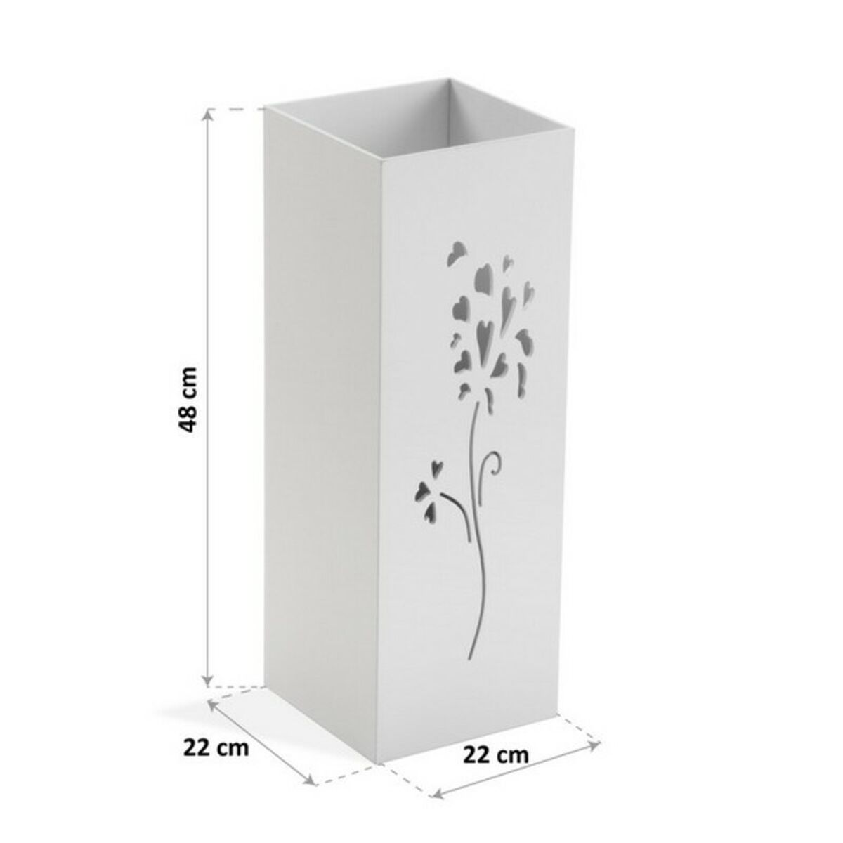 Корзина для зонтов Цветы Деревянный MDF (22 x 48 x 22 cm)-5
