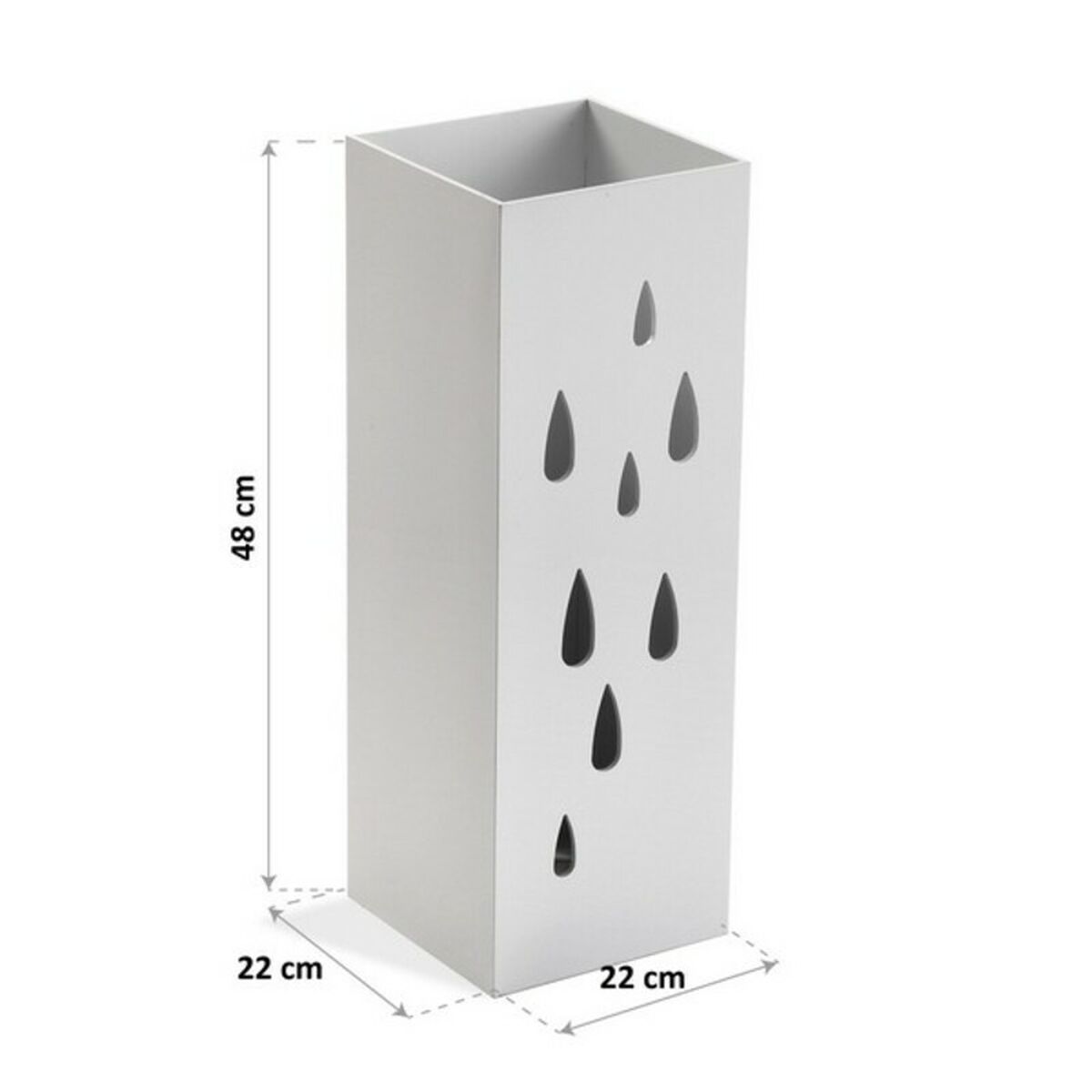 Корзина для зонтов капли Деревянный MDF (22 x 48 x 22 cm)-2