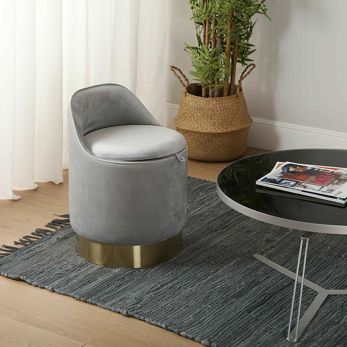 Versa Covor de bumbac (120 x 1 x 180 cm)-3