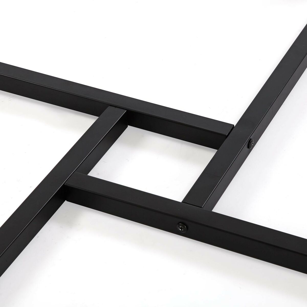 Dining table Versa Beatriz PVC Metal Wooden MDF 120 x 76 x 120 cm-4