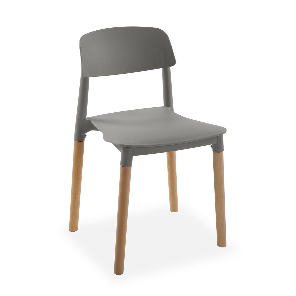 Versa Chair Grey 45 x 76 x 42 cm (4 pieces)-2