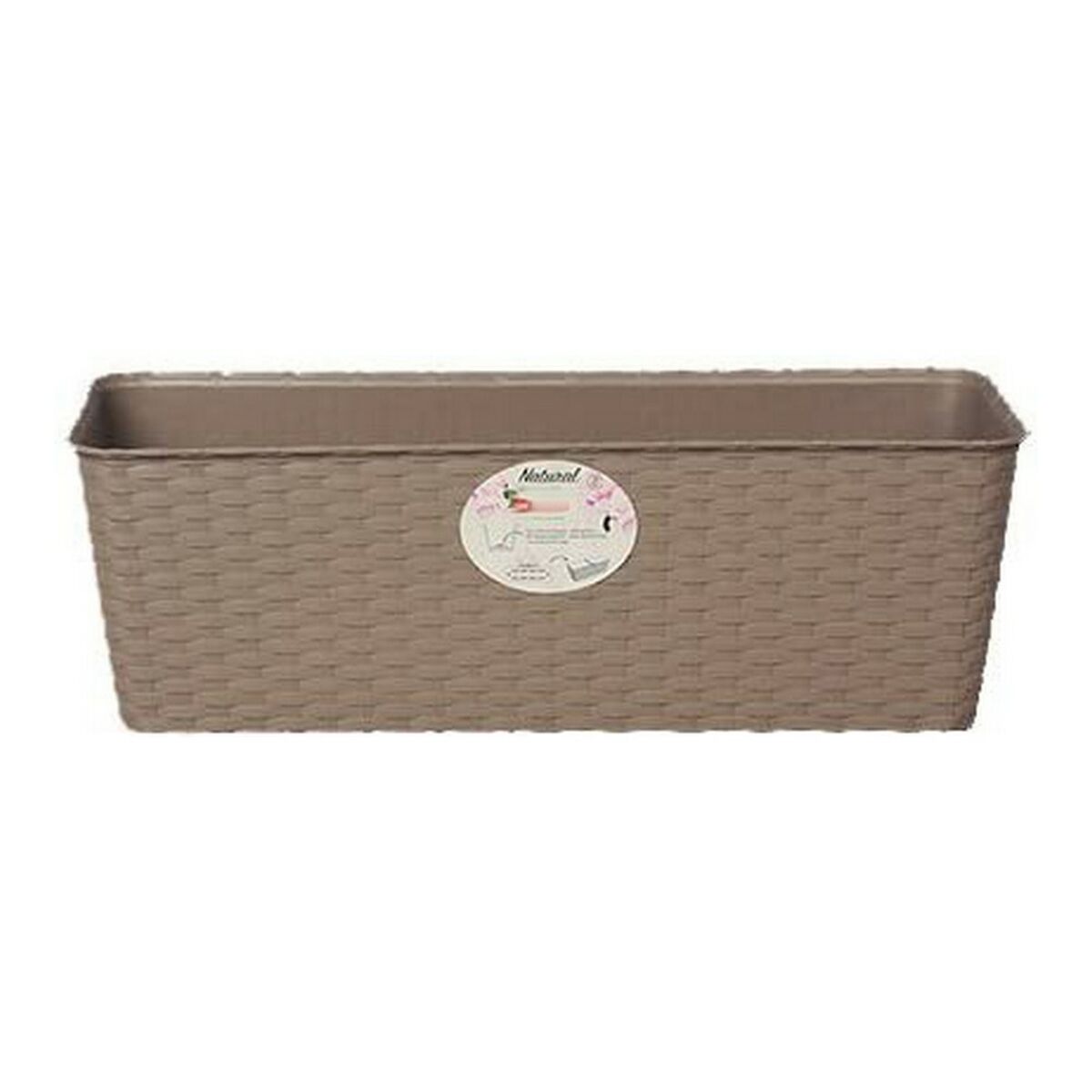 Наружный ящик для растений Stefanplast 73502 Коричневый Пластик-2