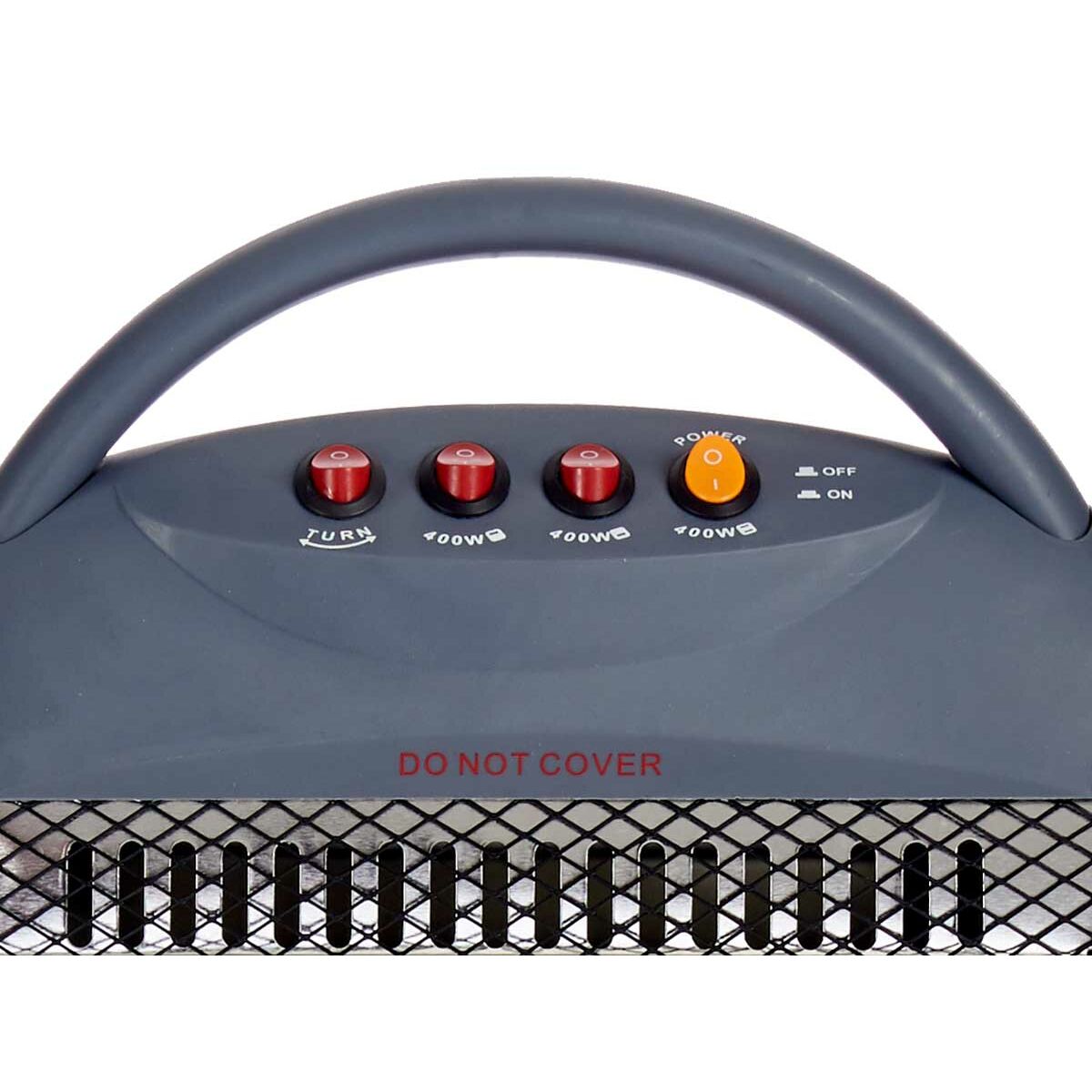 Галогеновый Обогреватель 1200 W Серый-3