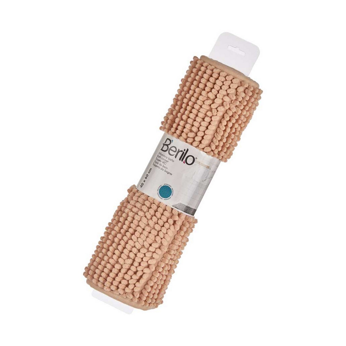 Коврик для ванной комнаты Бежевый полиэстер (60 x 40 x 2 cm)-2