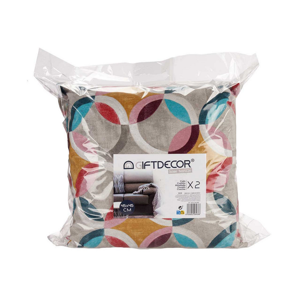 כרית אדום 2 חתיכות-3