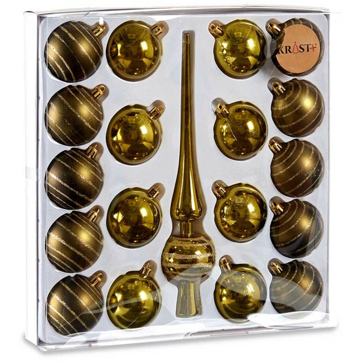 Новогоднее украшение 19 Предметы Подвесной декор Зеленый PVC-2