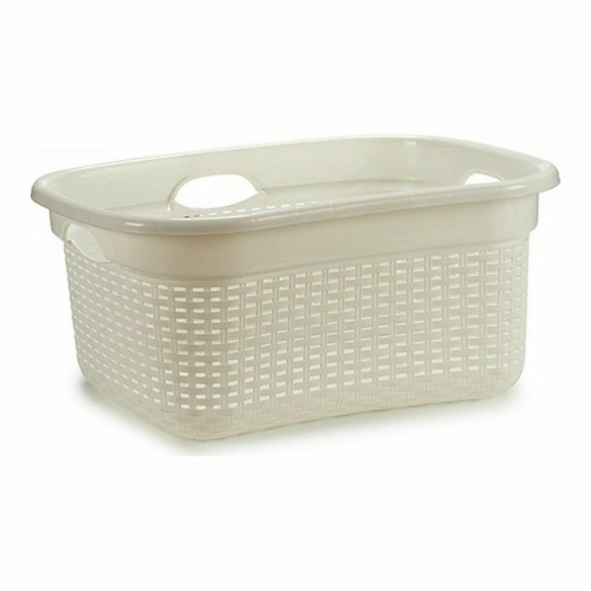 Cestino Plastica Bianca 25 L 42,5 x 25,5 x 63,5 cm (12 pezzi)-2