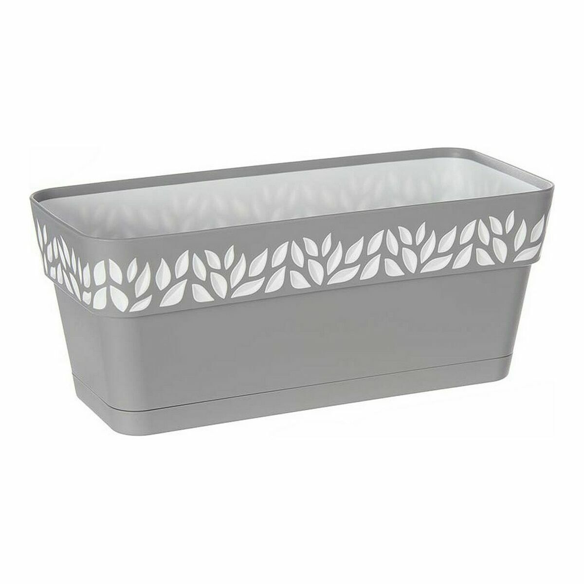 Dispositivo per la semina con poliestere Stefanplast Cloe Bianco Plastica grigia 13,3 x 12,3 x 29,3 cm (12 pezzi)-2