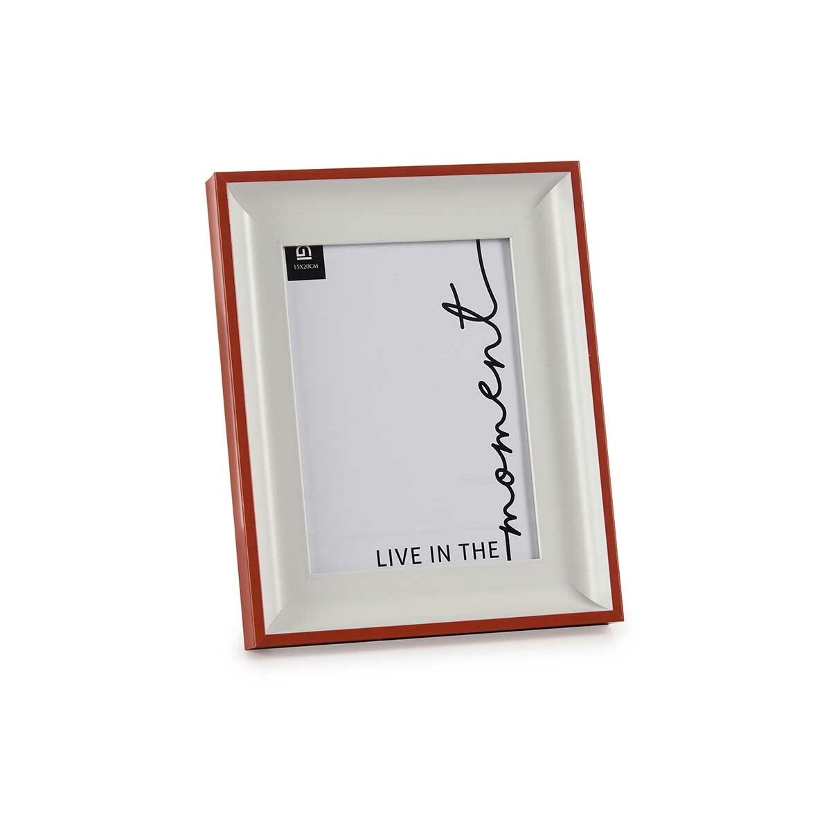 Фото рамка Стеклянный Красный Белый Пластик (2,5 x 26,2 x 21 cm) (6 штук)-2