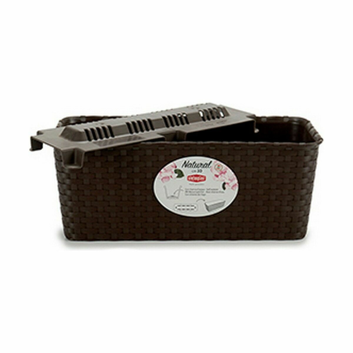 Наружный ящик для растений Stefanplast Пластик 13 x 11 x 28,5 cm (12 штук)-3