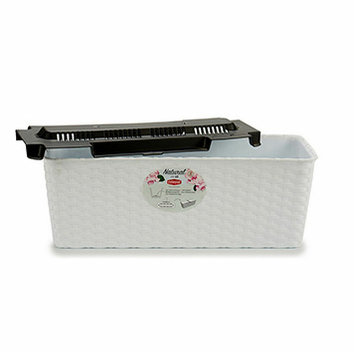 Наружный ящик для растений Stefanplast Белый Пластик 39 x 13,5 x 15 cm (12 штук)-3