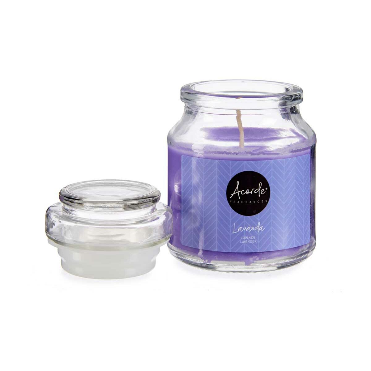 7 x 10 x 7 cm scented lavender candle (12 pieces)-3