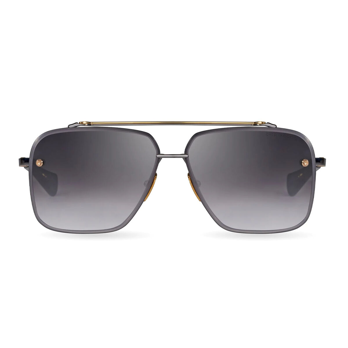 Óculos de sol masculinos Dita DTS121-62-05-BLK-GOD Dourado por 62 mm-2