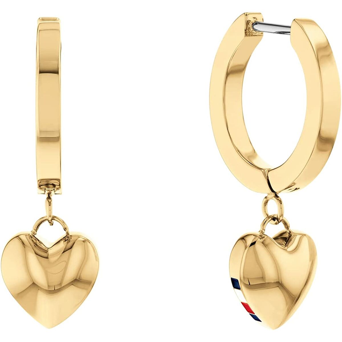 Tommy Hilfigerの女性のイヤリングのステンレス鋼2。5 cm