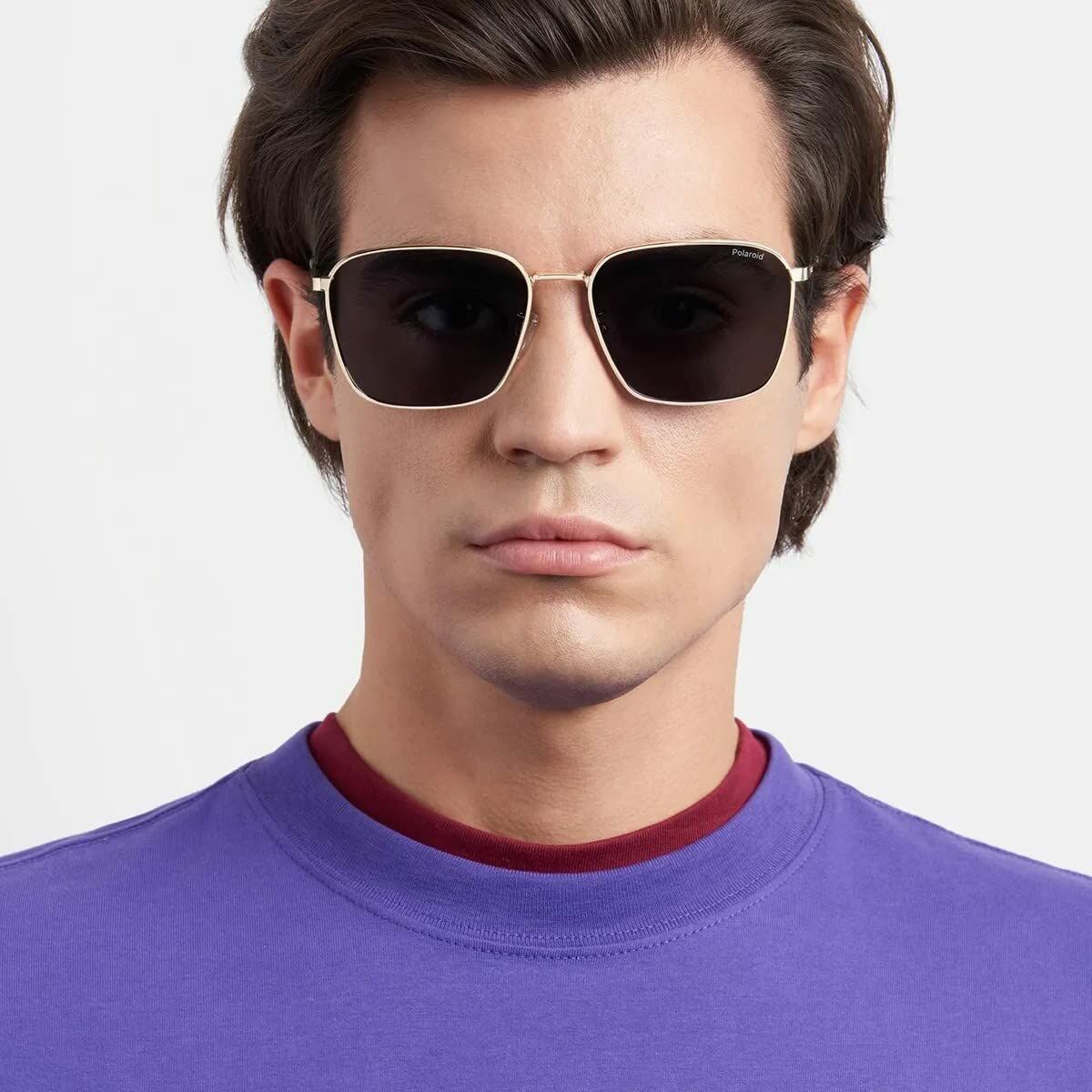 Γυαλιά ηλίου Unisex Polaroid PLD-4120-G-S-X-LOJ Επιχρυσωμένα ø 59 mm-5