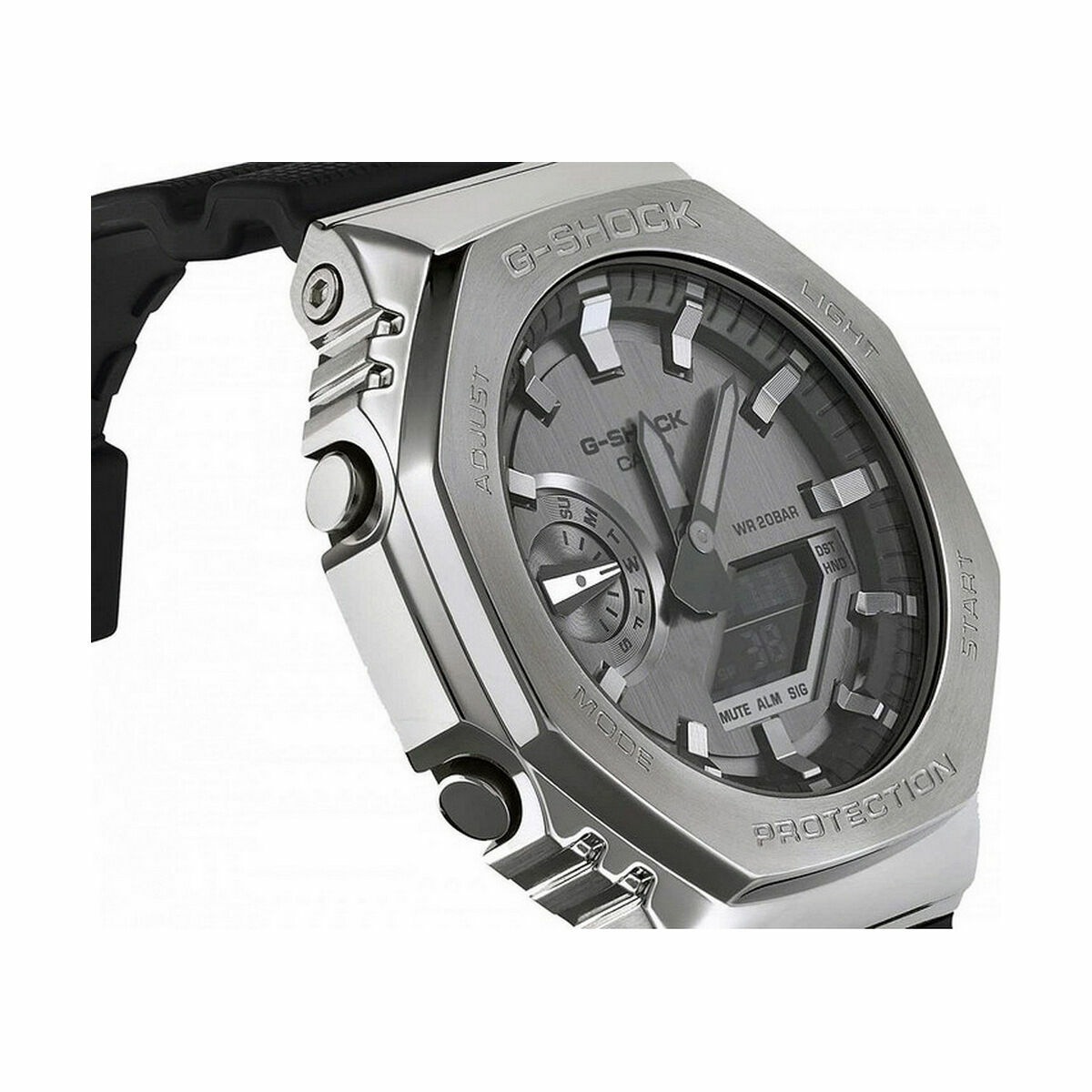 Мужские часы Casio G-Shock GM-2100-1AER Чёрный (Ø 40 mm)-5