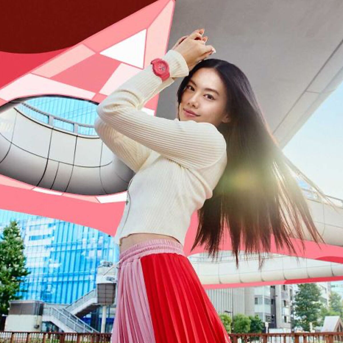 Women's Watch Casio Pink (Ø 40 mm)-5