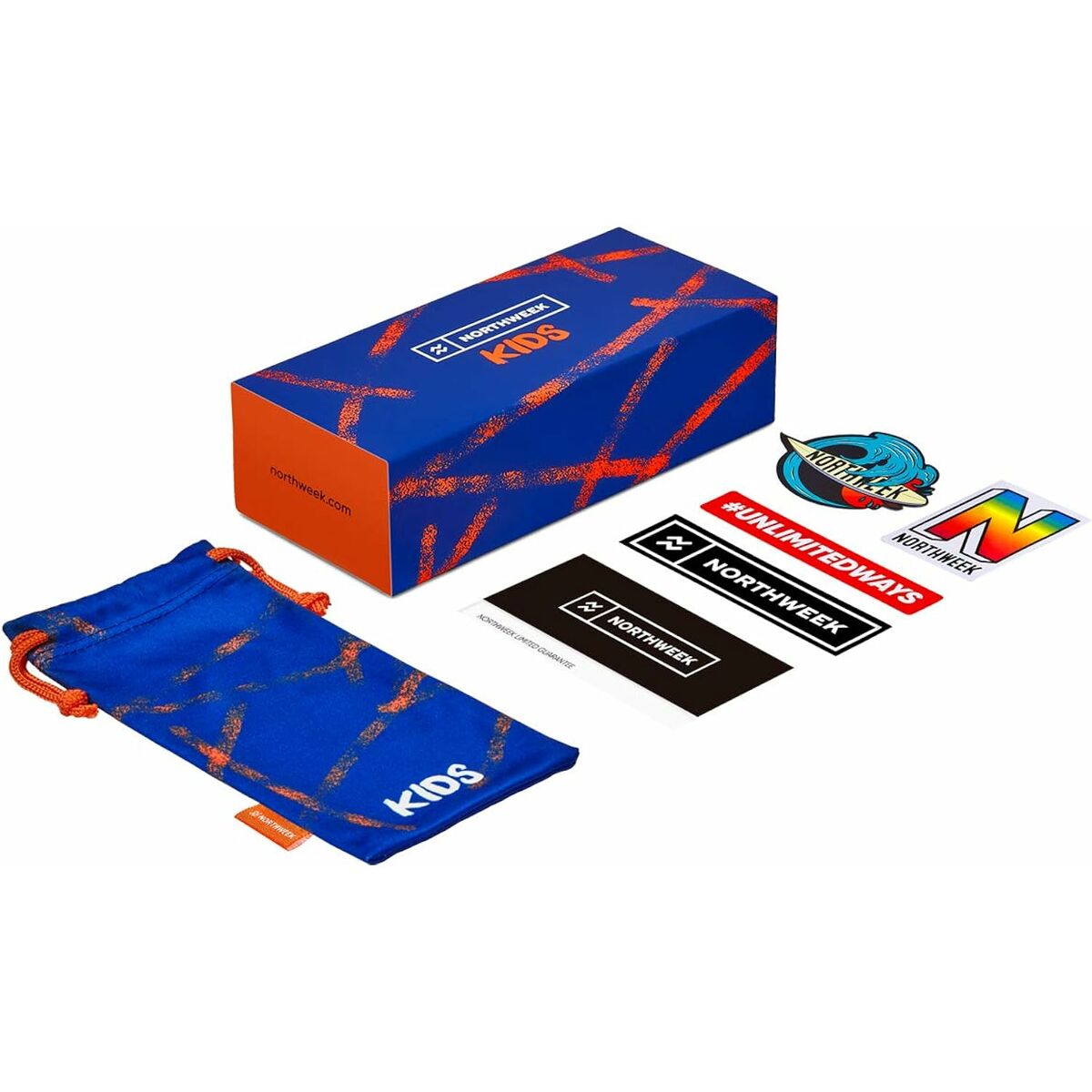 Солнечные очки детские Northweek Kids Matte Ø 45 mm Чёрный-4