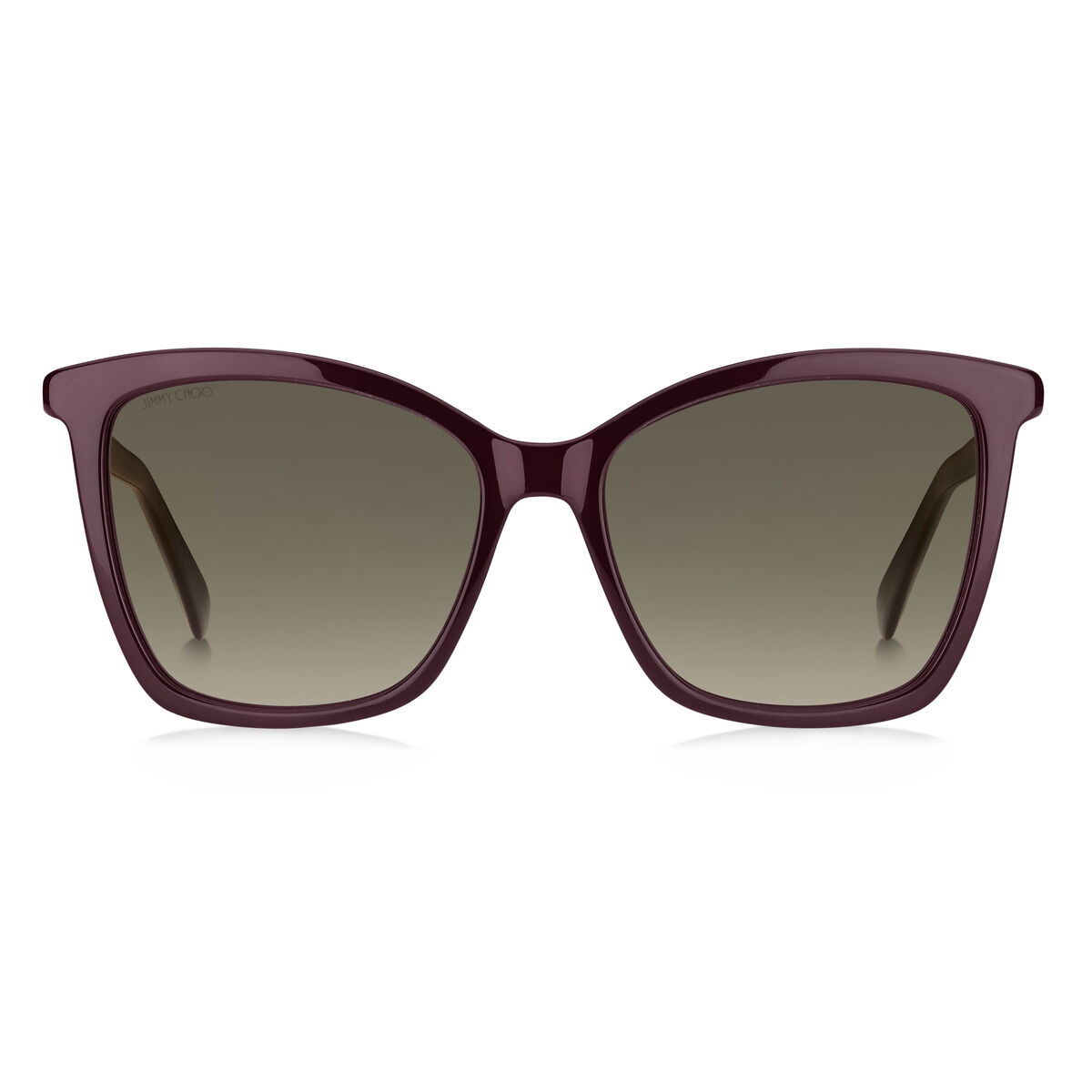 Jimmy Choo S Women's Sunglasses Silver Burgundy-2