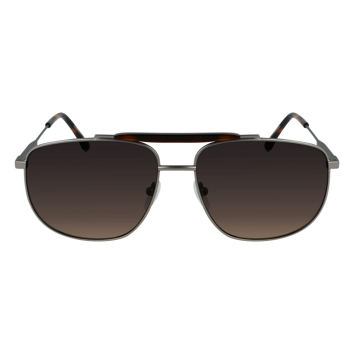 Мужские солнечные очки Lacoste S Чёрный Серебристый-2