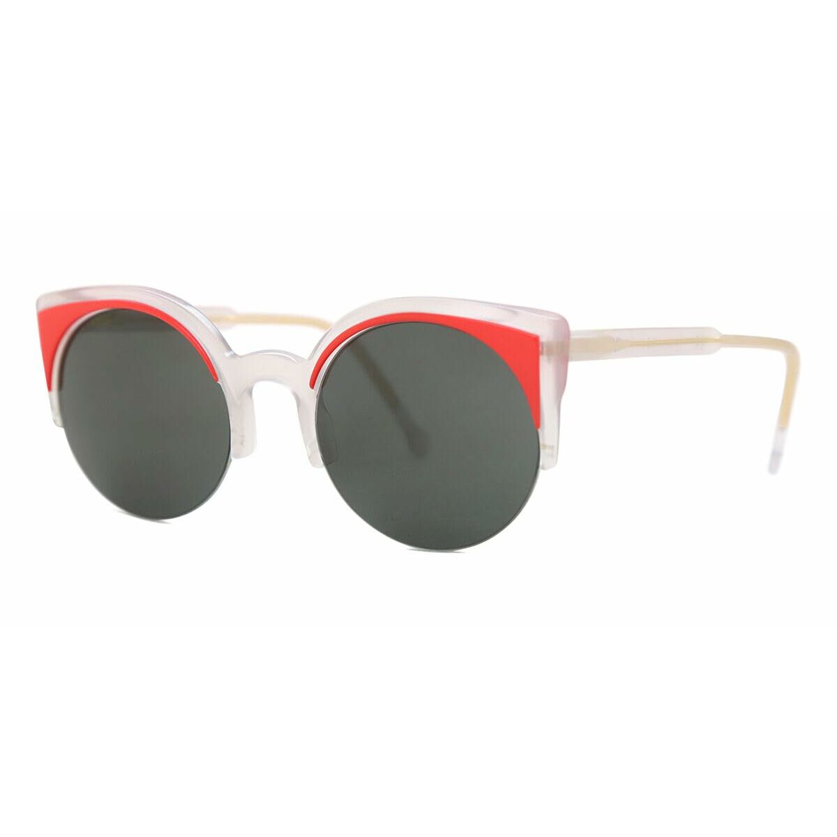 Retrosuperfuture Lucia Surface Coral 51 mm Red Women's Sunglasses-2