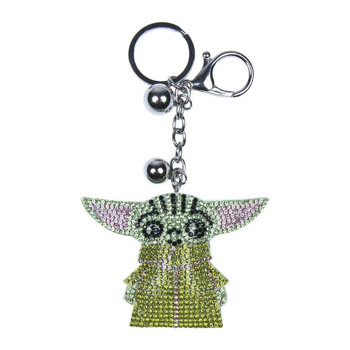 Цепочка для ключей 3D The Mandalorian Зеленый (8 x 6 x 10 cm)-4