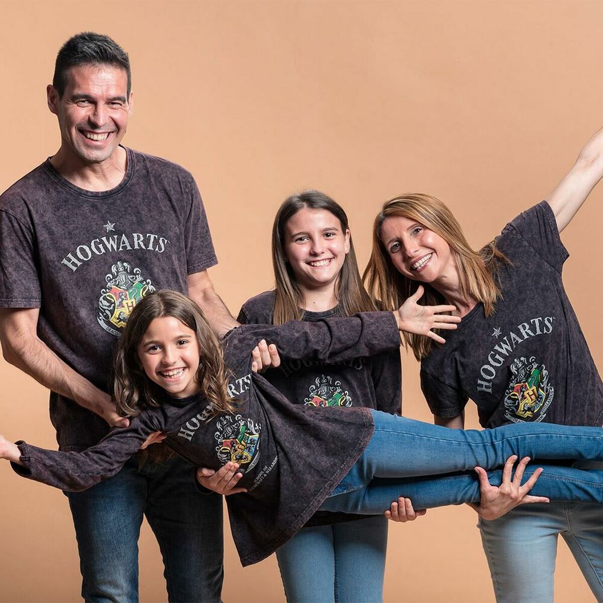 Harry Potter Men's Short Sleeve T-Shirt Grey Dark Grey-2