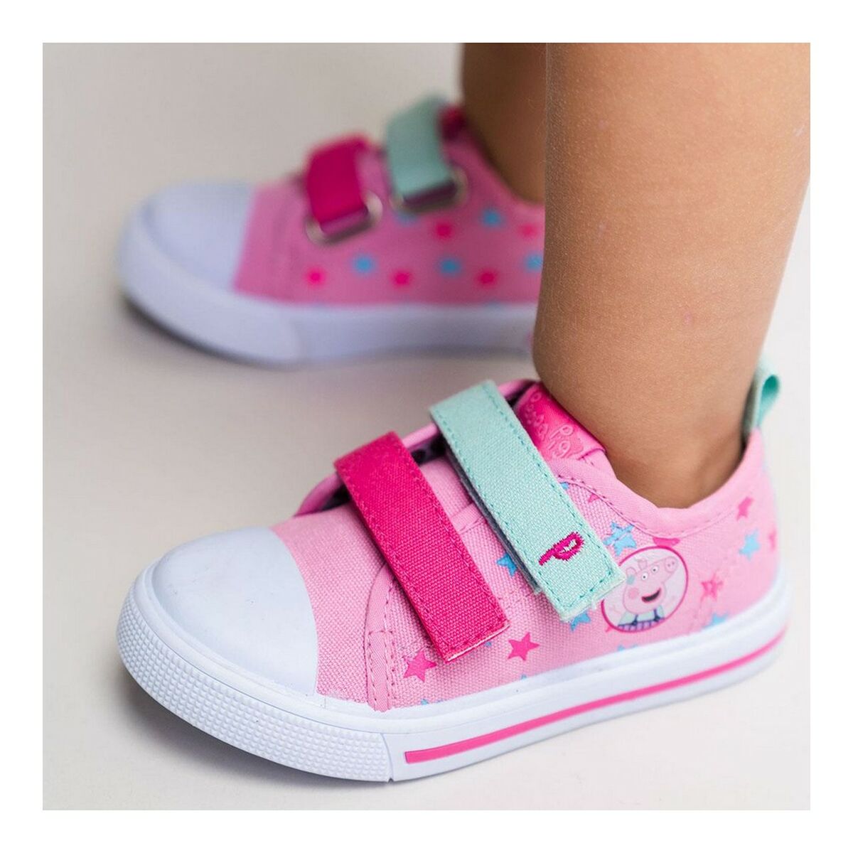 Chaussures décontractées pour enfants Peppa Pig Rose-3