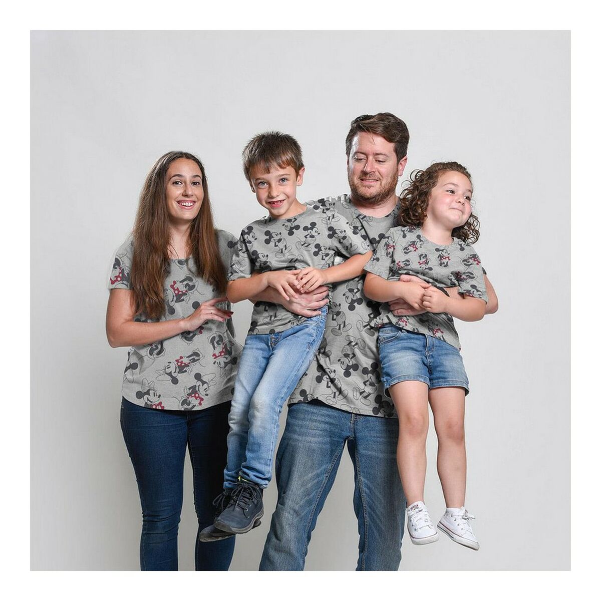 Mickey Mouse Children's Short Sleeve T-Shirt Grey-6