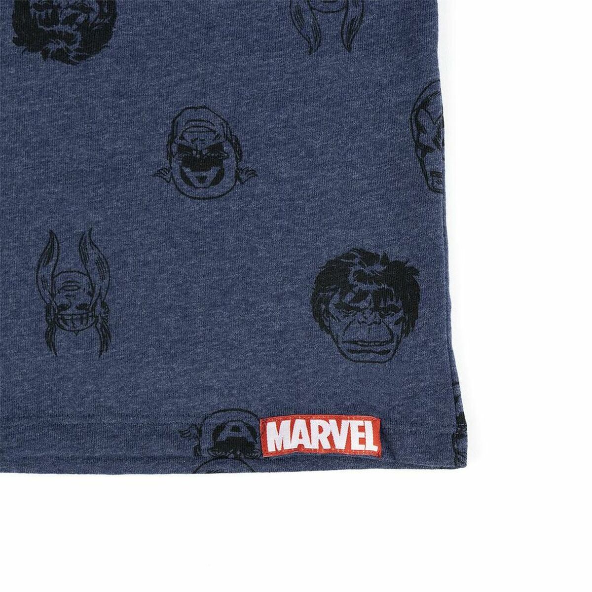 Men's Marvel Navy Adult Short Sleeve T-Shirt-4