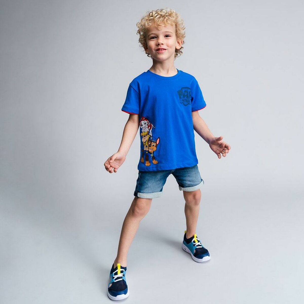 The Paw Patrol Short Sleeve T-Shirt Blue-5