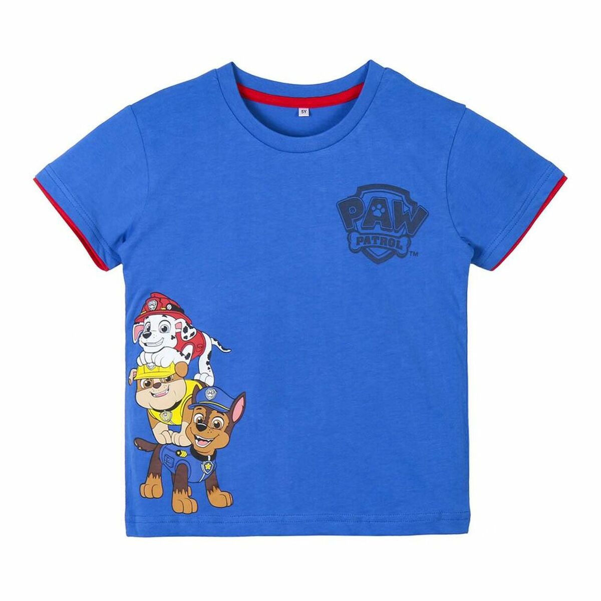 The Paw Patrol Short Sleeve T-Shirt Blue-3