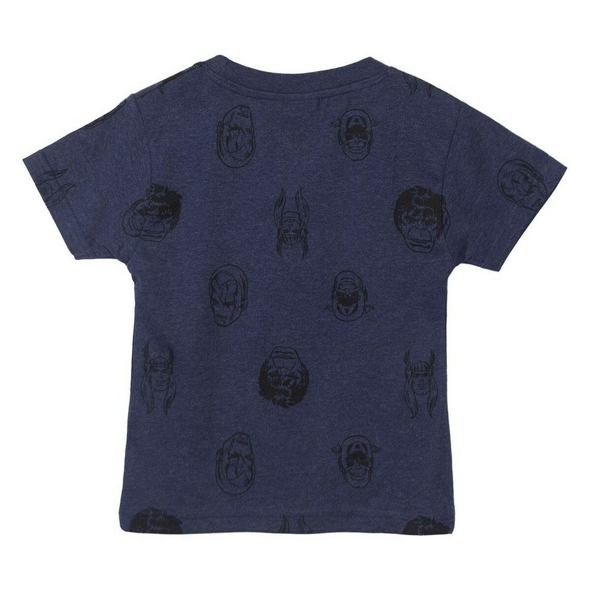 Marvel Children's Short Sleeve T-Shirt Dark Blue-4