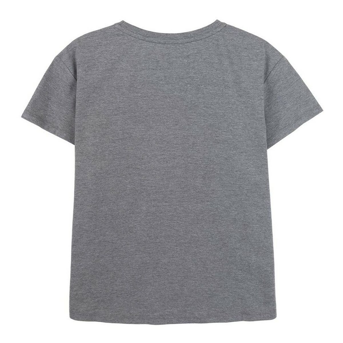 Women's Snoopy Grey Dark Grey Short Sleeve T-Shirt-4